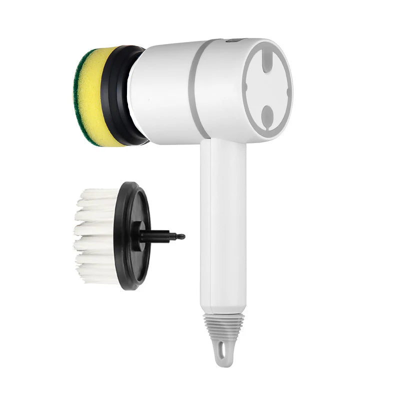 Automatic Wireless Electric Cleaning Brush for Kitchen, Bathtub, and Tile - Professional USB Rechargeable Dishwashing Tool