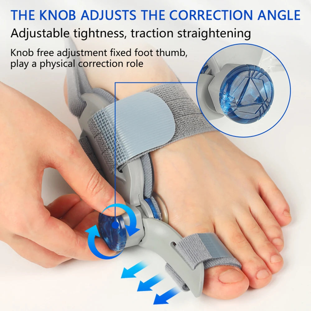 Adjustable Orthopedic Bunion Corrector Device Hallux Valgus Toe Correction Pedicure Foot Care Tool Thumb Big Bone Orthotics
