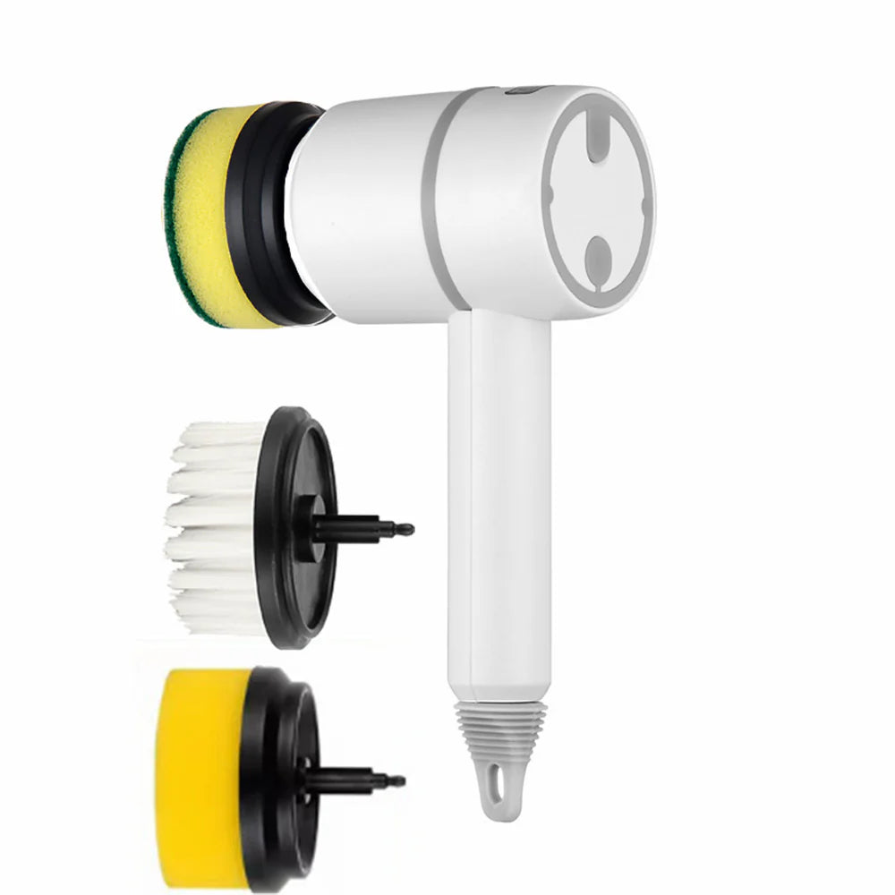 Automatic Wireless Electric Cleaning Brush for Kitchen, Bathtub, and Tile - Professional USB Rechargeable Dishwashing Tool