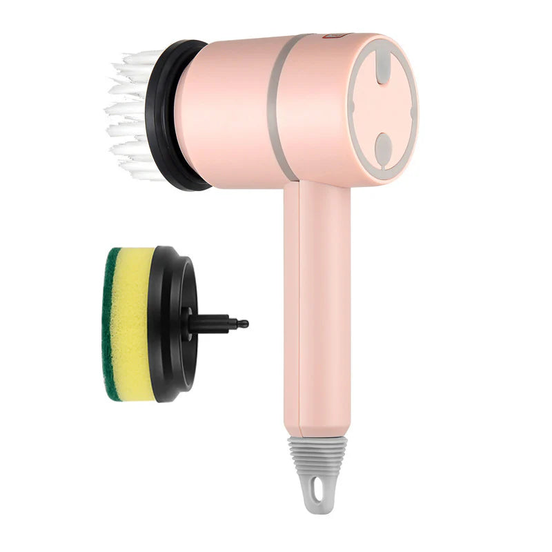 Automatic Wireless Electric Cleaning Brush for Kitchen, Bathtub, and Tile - Professional USB Rechargeable Dishwashing Tool