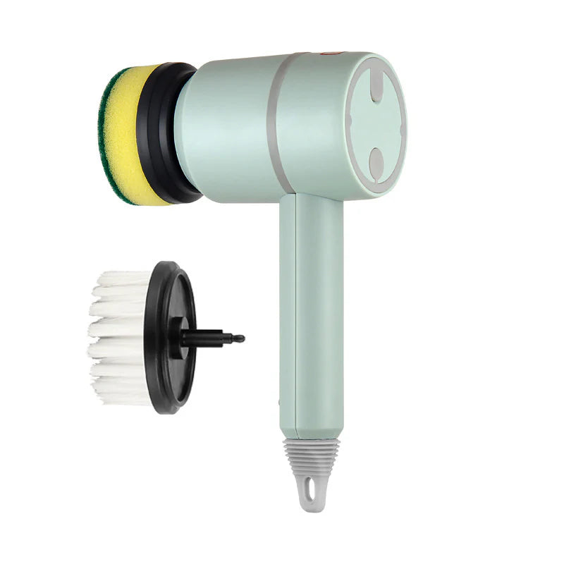 Automatic Wireless Electric Cleaning Brush for Kitchen, Bathtub, and Tile - Professional USB Rechargeable Dishwashing Tool